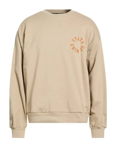 5tate Of Mind Man Sweatshirt Sand Size L Cotton In Neutral