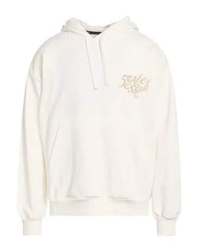 5tate Of Mind Man Sweatshirt White Size L Cotton In Yellow