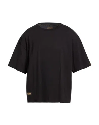 5tate Of Mind Man T-shirt Black Size L Cotton In Brown