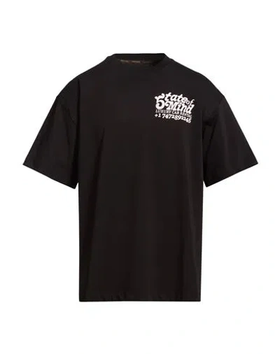 5tate Of Mind Man T-shirt Black Size L Cotton
