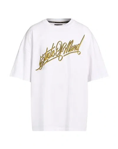 5tate Of Mind Man T-shirt White Size L Cotton