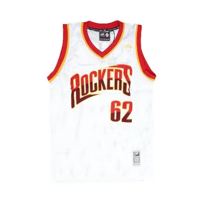 5tate Of Mind Men's Basketball Tank Top  Basketball Jersey "rockers" White/red/orange/burgundy