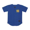 5tate Of Mind Men's Buttoned Jacket Monogram Jersey Blue In Blue