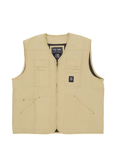 5tate Of Mind Men's Combat Vest Sand