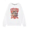 5tate Of Mind Men's Crewneck Lightweight Sweatshirt 10th Years Anniversary All Star5 White In White