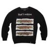 5tate Of Mind Men's Crewneck Sweatshirt Crewneck "high Life" Black In Black