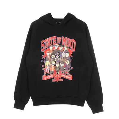 5tate Of Mind Men's Lightweight Hooded Sweatshirt 10th Years Anniversary All Star5 Black