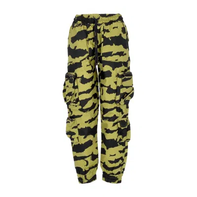 5tate Of Mind Retrofuture Men's Long Cargo Military Camo Trousers