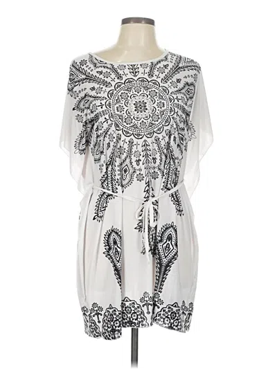 Pre-owned 5th & Love Casual Dress In White