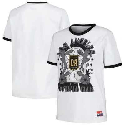 5th And Ocean By New Era 5th & Ocean By New Era White Lafc Throwback Ringer T-shirt