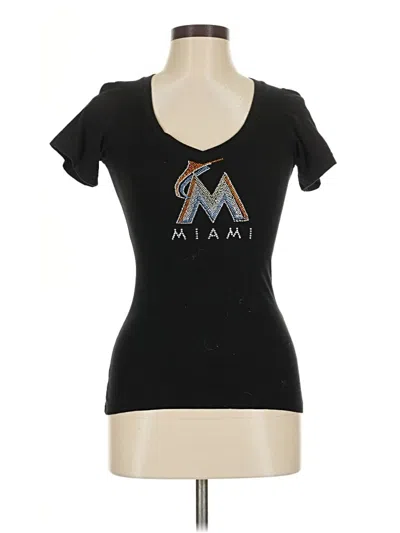 Pre-owned 5th & Ocean Short Sleeve T-shirt In Black