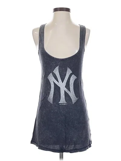 Pre-owned 5th & Ocean Tank Top Gray Halter Neckline Tops