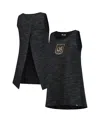 5th & Ocean Women's Black Lafc Athletic Cross Back Tank Top In Black