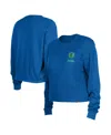 5th & Ocean Women's By New Era Blue Seattle Sounders Fc Sport Night Long Sleeve Thermal T-shirt