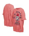 5th & Ocean Women's Red Uswnt Throwback Oversized T-shirt In Red