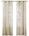 5th Avenue Lux Shelton Burn Out Sheer Window Panel Pair