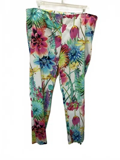 6 By Six Women's Floral Garden Pant In Multicolor