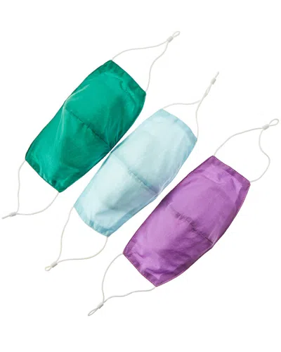 6 Shore Road Pack Of 3 Cloth Face Masks In Purple