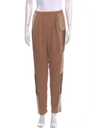 Pre-owned 6 Shore Road Patterned Straight Leg Pants In Neutrals