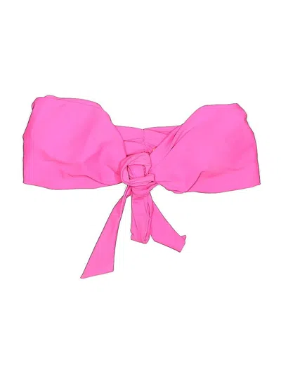 Pre-owned 6 Shore Road Swimsuit Top Pink Swimwear