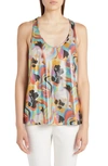 Etro Top Red In Multi