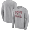 Fanatics Branded Heathered Charcoal Arizona Cardinals Playability Pullover Sweatshirt In Heather Gray