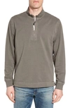 TRUE GRIT QUARTER ZIP FLEECE PULLOVER