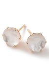 Ippolita 18k Yellow Gold Rock Candy Mother-of-pearl Doublet Medium Stud Earrings In Gold