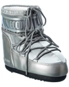 Moon Boot Icon Pillow Silver Padded Nylon Snow Boots In Silver