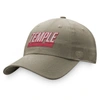TOP OF THE WORLD TOP OF THE WORLD KHAKI TEMPLE OWLS SLICE ADJUSTABLE HAT