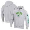 Champion Heather Gray Minnesota North Stars Reverse Weave Pullover Hoodie In Heather Gray