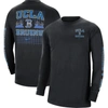 Nike Black Ucla Bruins Tour Max 90 Long Sleeve T-shirt In Black