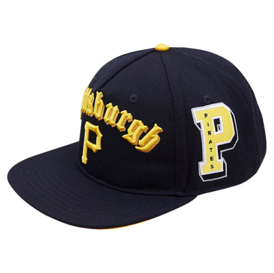 Pro Standard Black Pittsburgh Pirates 1979 World Series Old English Snapback Hat