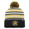 TOP OF THE WORLD TOP OF THE WORLD  BLACK WICHITA STATE SHOCKERS DASH CUFFED KNIT HAT WITH POM