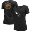 New Era Women's  Black Charlotte Hornets 2022/23 City Edition V-neck T-shirt In Black