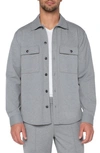 Liverpool Los Angeles Easy Overshirt In Heather Grey