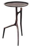 Renwil Ren-wil Maadi Table In Aluminum Bronze Plated
