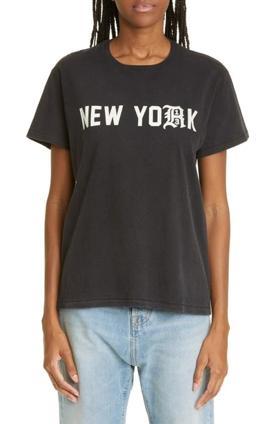 R13 New York Boy Tee In Black