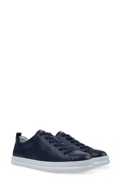 Camper Runner Leather Sneakers In Blue