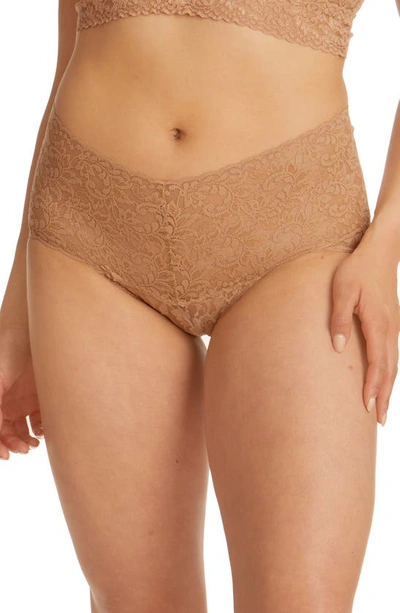 Hanky Panky Signature Lace Retro V-kini In Sun Tan