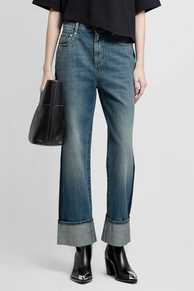 Alexander Mcqueen Jeans In Blue