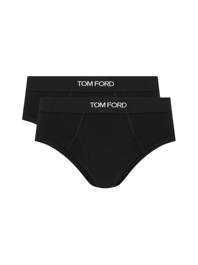 Tom Ford Boxer Bi-pack In Black