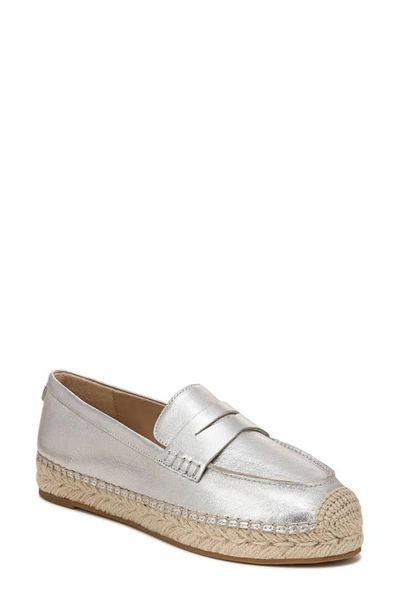 Sam Edelman Kai Penny Loafer In Silver