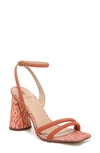 Sam Edelman Kia Ankle Strap Sandal In Terracotta Pink