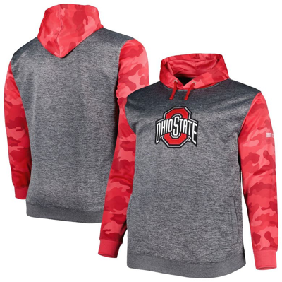 Profile Charcoal Ohio State Buckeyes Camo Pullover Hoodie