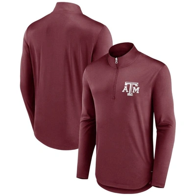 Fanatics Branded Maroon Texas A&m Aggies Tough Minded Quarter-zip Top