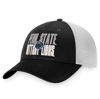 TOP OF THE WORLD TOP OF THE WORLD BLACK/WHITE PENN STATE NITTANY LIONS STOCKPILE TRUCKER SNAPBACK HAT