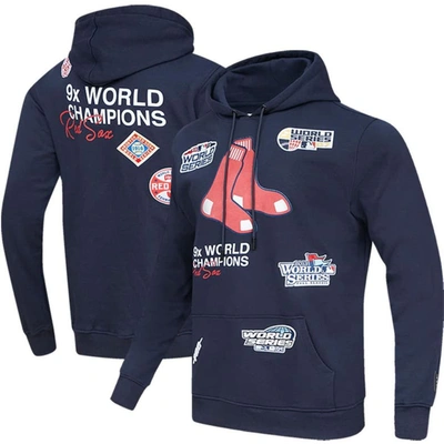Pro Standard Navy Boston Red Sox Championship Pullover Hoodie