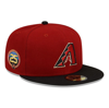 NEW ERA NEW ERA  RED ARIZONA DIAMONDBACKS 25TH ANNIVERSARY AUTHENTIC COLLECTION ON-FIELD 59FIFTY FITTED HAT