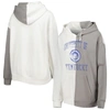 GAMEDAY COUTURE GAMEDAY COUTURE GRAY/WHITE KENTUCKY WILDCATS SPLIT PULLOVER HOODIE